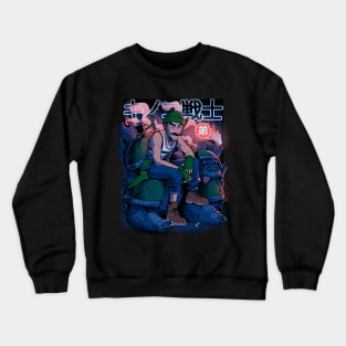 Green Mushroom Brother Crewneck Sweatshirt